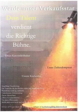 Stellenanzeige